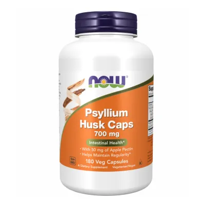Псилиум хаск с пектином, Psyllium Husk 700mg+Pectin - 180 vcaps