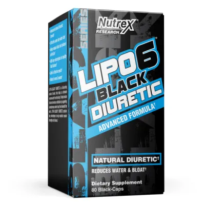 Жиросжигатель, Lipo-6 Black Diuretic - 80ct
