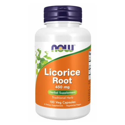 Корень солодки, Licorice Root 450mg - 100 vcaps
