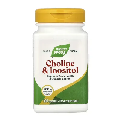 Холін та Інозитол, Choline & Inositol - 100 caps