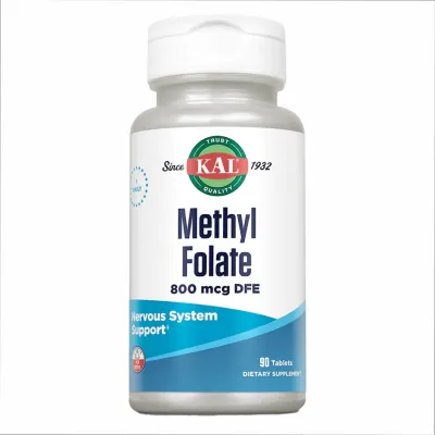 Метил Фолат, Methyl Folate 800mcg - 90 tabs