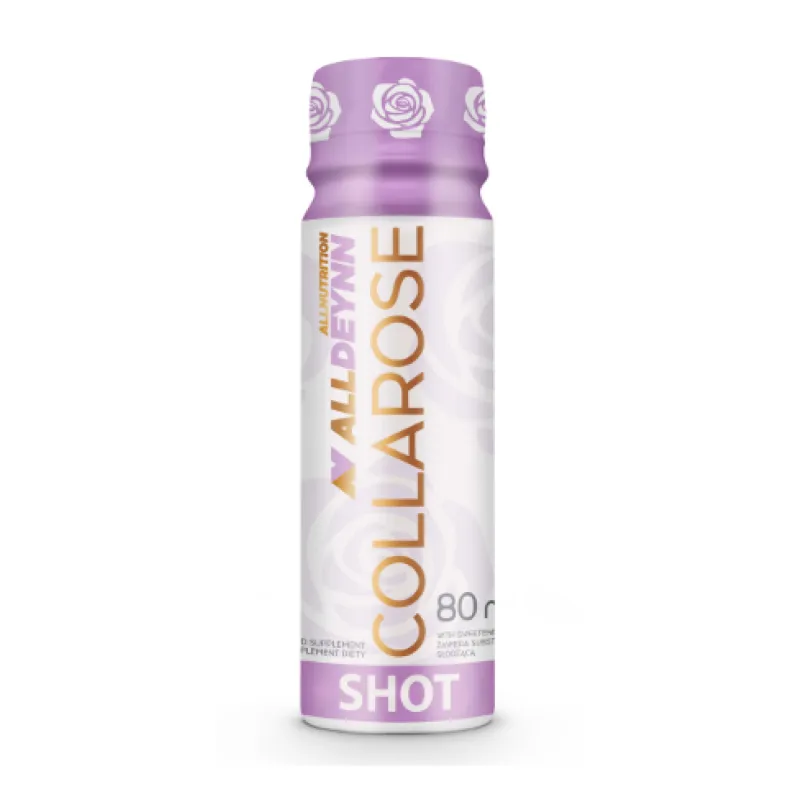Морський колаген в шоті, AllDeynn Collarose Shot - 80ml Rasberry Wild Strawberry