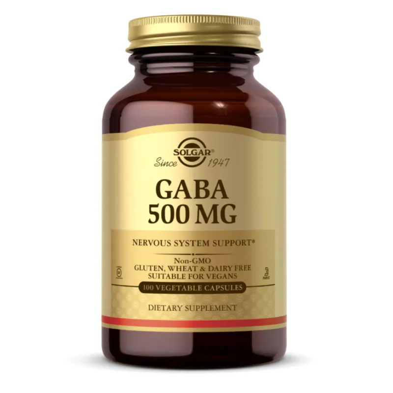 ГАБА, GABA 500mg - 100 vcaps