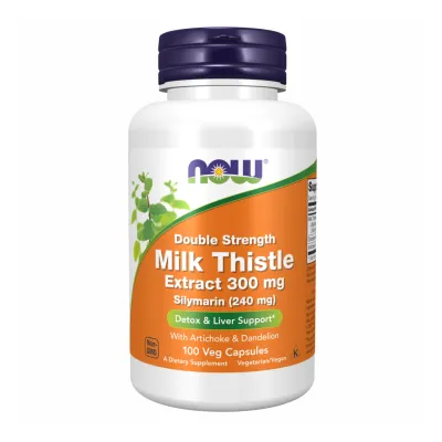 Екстракт розторопші, Silymarin Milk Thistle 300mg - 100 vcaps