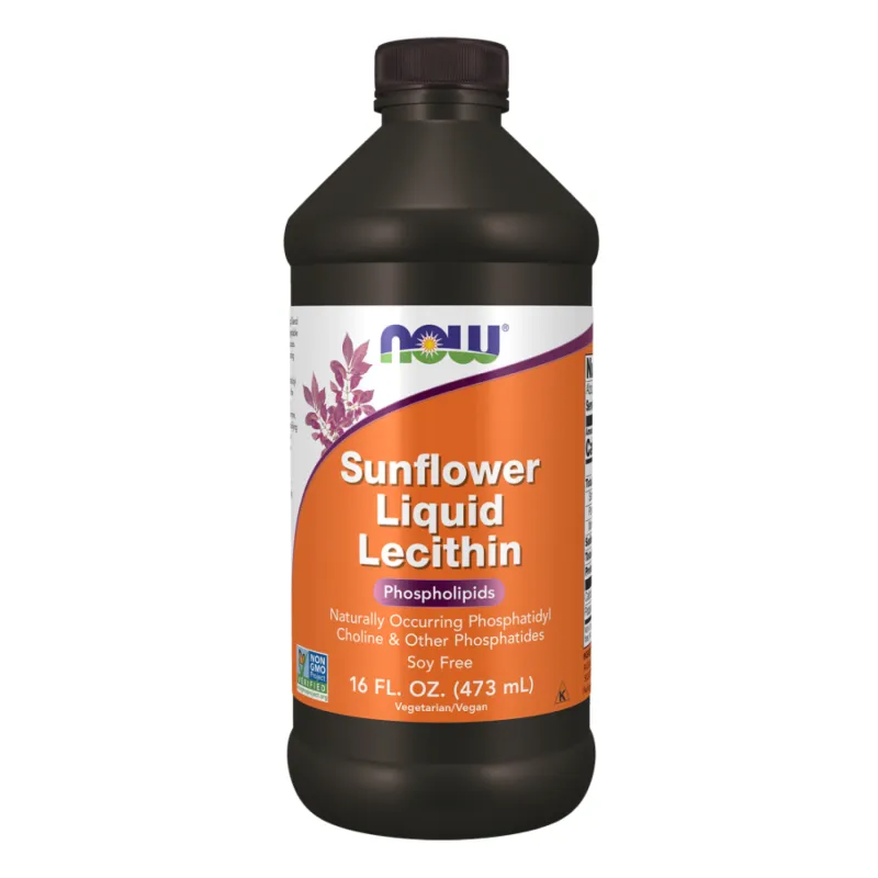 Подсолнечный Лецитин, Sunflower Liquid Lecithin - 16 fl oz