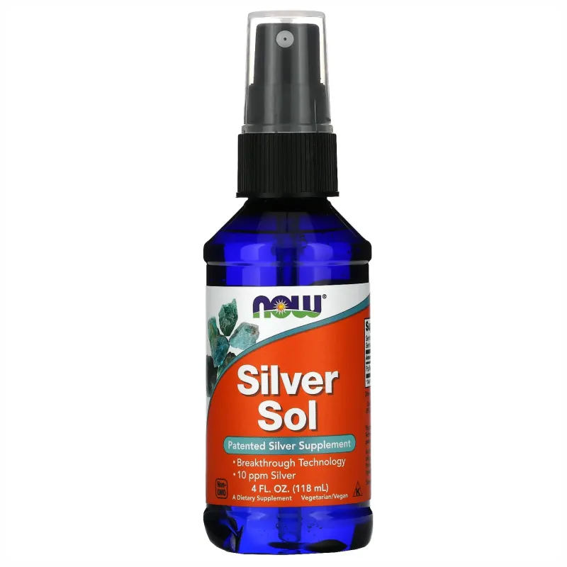 Коллоидное серебро, Silver Sol10 PPM Liquid - 4 fl.oz.