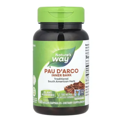 По Д'арко, Pau D'Arco Inner Bark - 100 vcaps