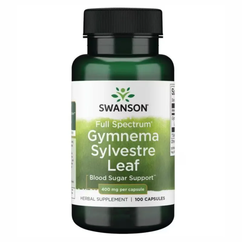 Джимнема Сільвестра, Full Spectrum Gymnema Sylvestre Leaf 400 mg - 100caps