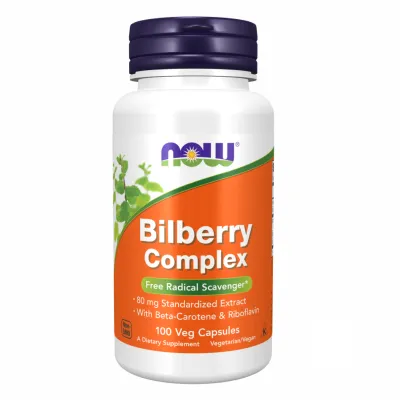 Чорничний комплекс, Bilberry Complex 80mg - 100 vcaps
