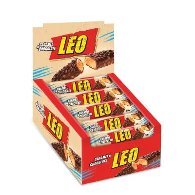 Протеїновий батончик VALE (LEO BAR) — 20×50 г, карамель шоколад