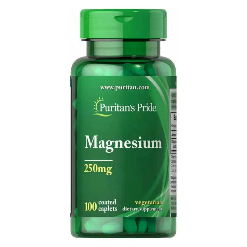 Магний, Magnesium 250mg - 100caps