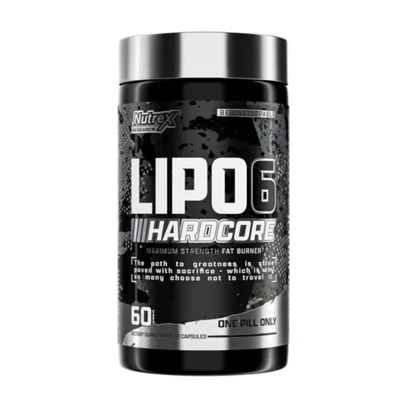 Жироспалювач, Lipo-6 HARDCORE - 60 caps