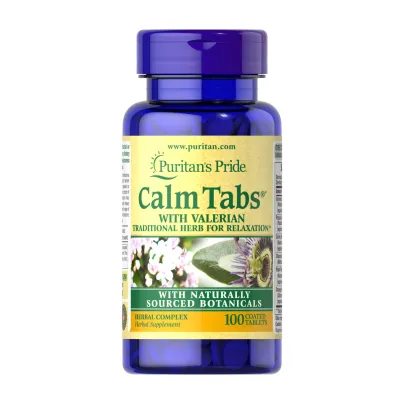 Успокаивающий комплекс, Calm Tabs Valerian Passion Flower Hops - 100tabs