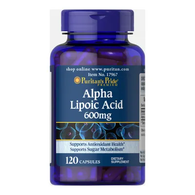 Альфа-ліпоєва кислота, Alpha Lipoic 600mg - 30caps