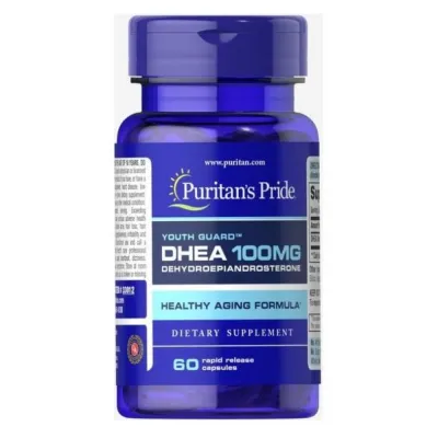 ДГЕА, DHEA 100mg healthy aging formula - 60caps