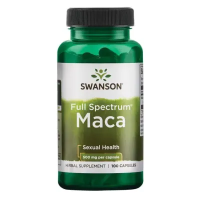 Мака 500 мг Swanson (Maca) — 100 капсул
