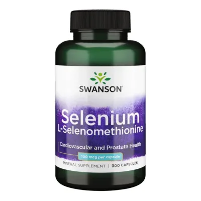 Селен, Selenium L-Selenomethionine 100mcg - 300cap