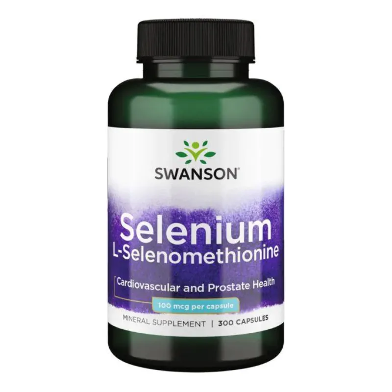 Селен, Selenium L-Selenomethionine 100mcg - 300cap