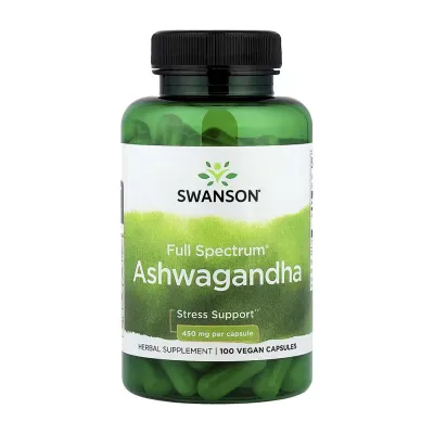 Ашвагандха, Ashwagandha 450mg - 100caps
