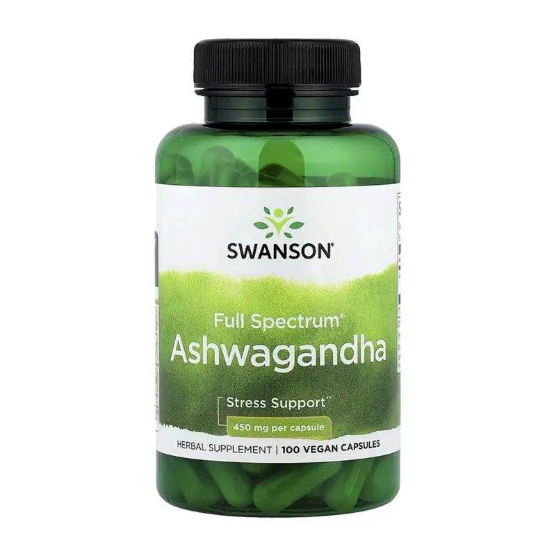 Ашвагандха, Ashwagandha 450mg - 100caps