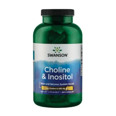 Холін та Інозитол, Choline Inos 250mg - 250caps