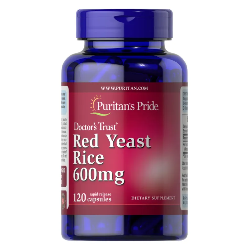 Красный Дрожжевой Рис, Red Yeast Rice 600 mg - 120 Capsules