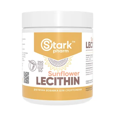 Лецитин, Stark Sunflower Lecithin - 250g