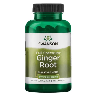 Корень имбиря, Ginger Root 540mg - 100 caps