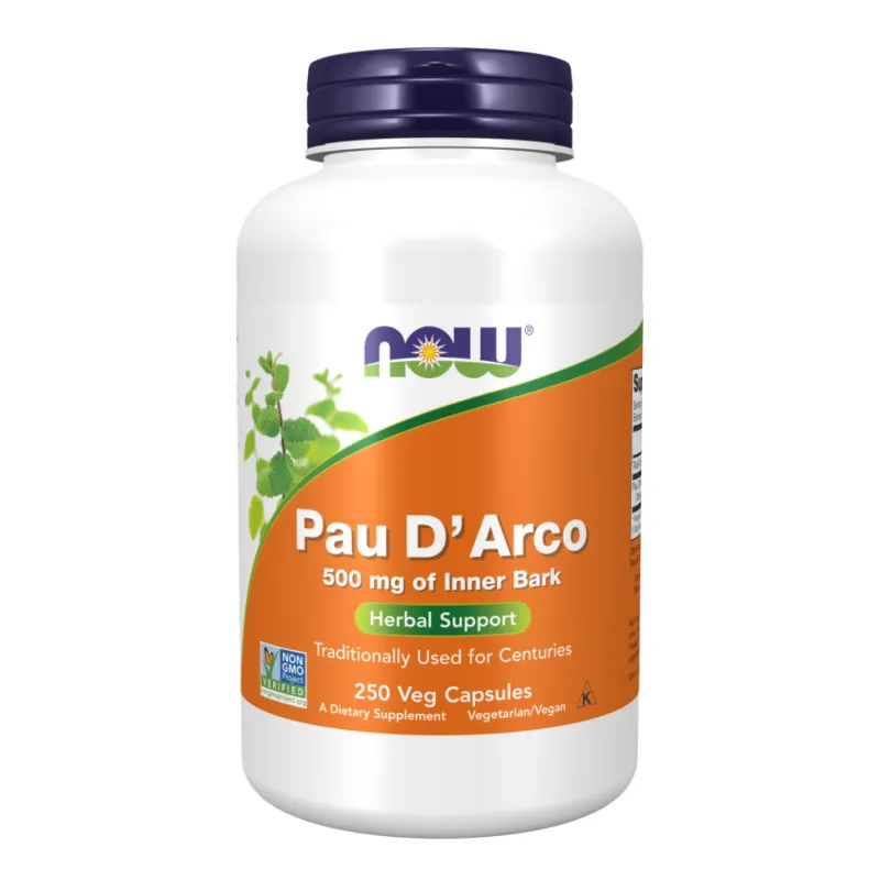 Пау Дарко, Pau D' Arco 500 мг - 250 vcaps