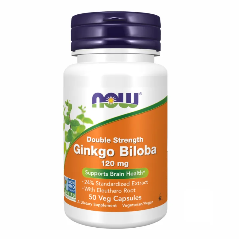Гинкго билоба, Ginkgo Biloba 120mg - 50 vcaps