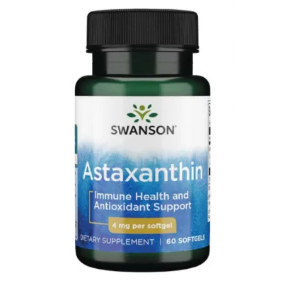 Астаксантин, Astaxanthin 4mg - 60caps