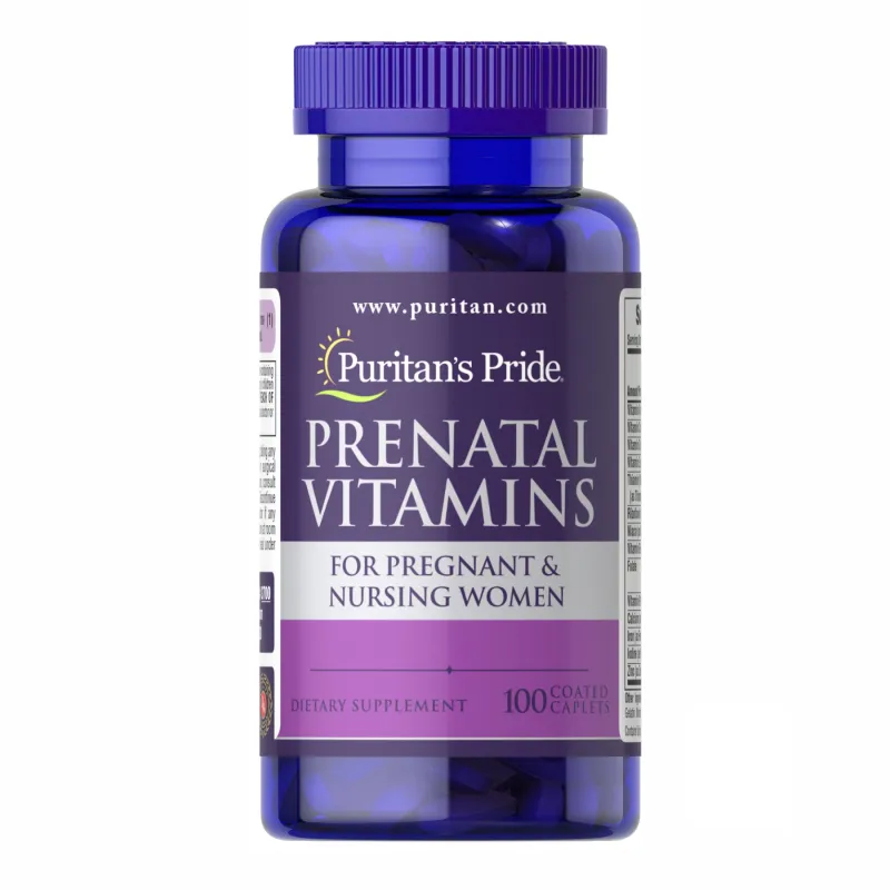 Пренатальные витамины, Prenatal Vitamins - 100 Caplets