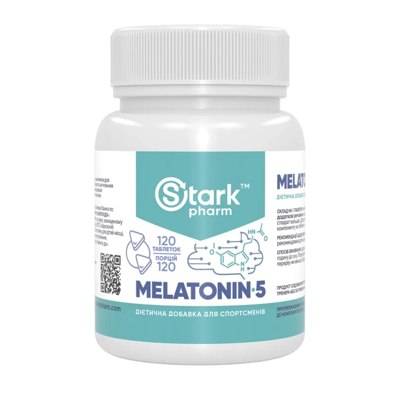 Мелатонин, Stark Melatonin 5mg - 120tabs
