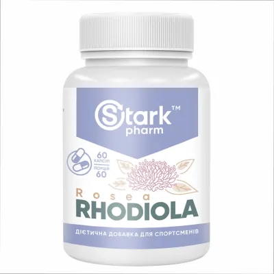 Родиола розовая, Stark Rhodiola rose 400mg - 60caps