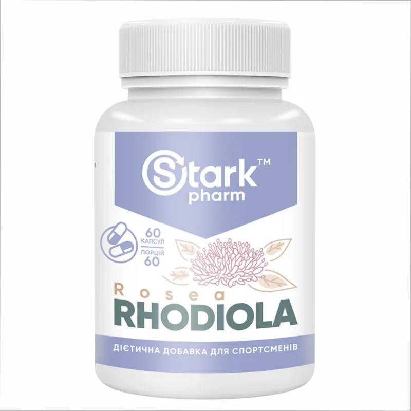 Родіола рожева, Stark Rhodiola rose 400mg - 60caps