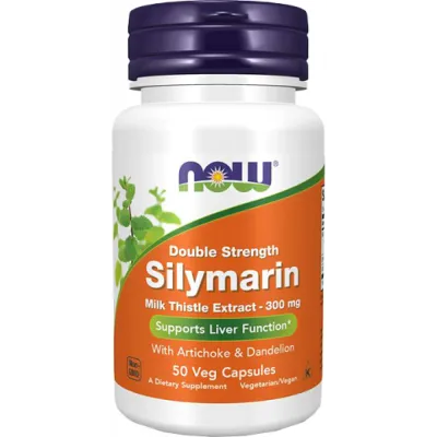 Екстракт розторопші, Silymarin Milk Thistle Extract 300 mg - 50 veg caps