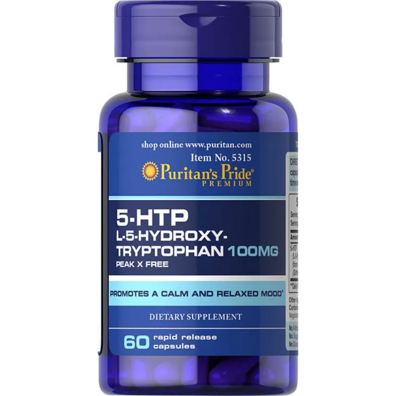 5-гидрокситриптофан, 5-HTP 100mg - 60caps