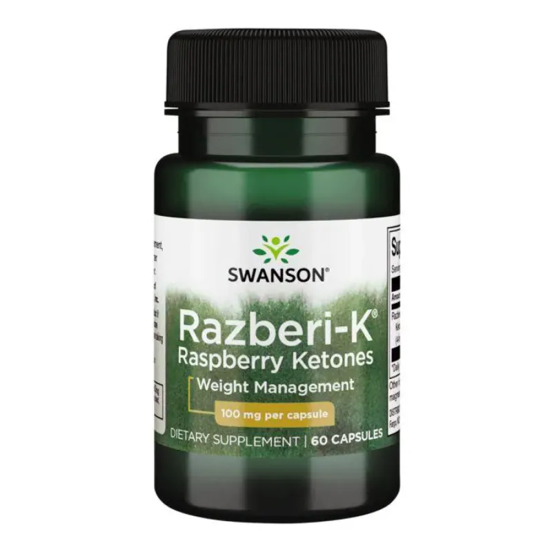 Малиновые кетоны, Razberi-K Raspberry Ketones 100mg - 60caps