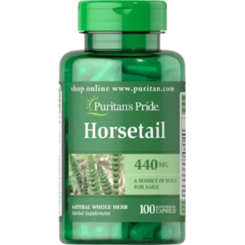 Хвощ польовий, Horsetail 440mg - 100 caps