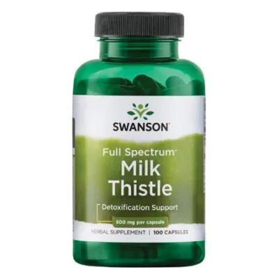 Екстракт розторопші, Milk Thistle 500mg - 100caps