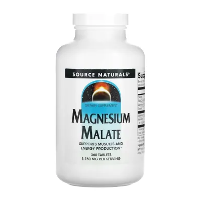 Магній Малат, Magnesium Malate 1250mg - 360 tabs