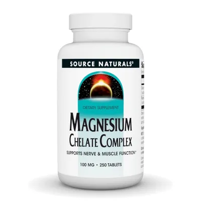 Комплекс Хелатного Магния, Magnesium Chelate Complex 100mg - 250 tabs
