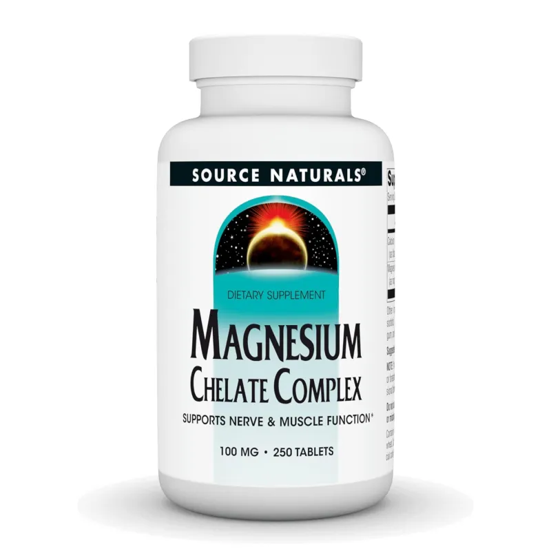 Комплекс Хелатного Магнію, Magnesium Chelate Complex 100mg - 250 tabs