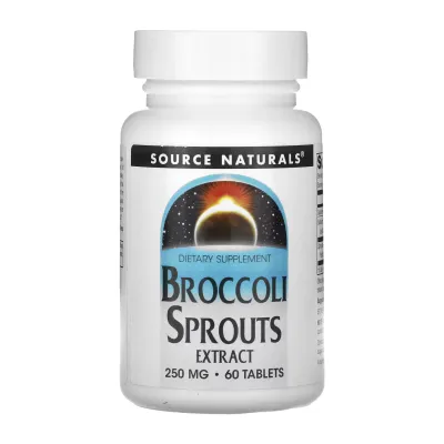 Екстракт паростків броколі, Broccoli Sprouts Extract 250mg - 60 tabs