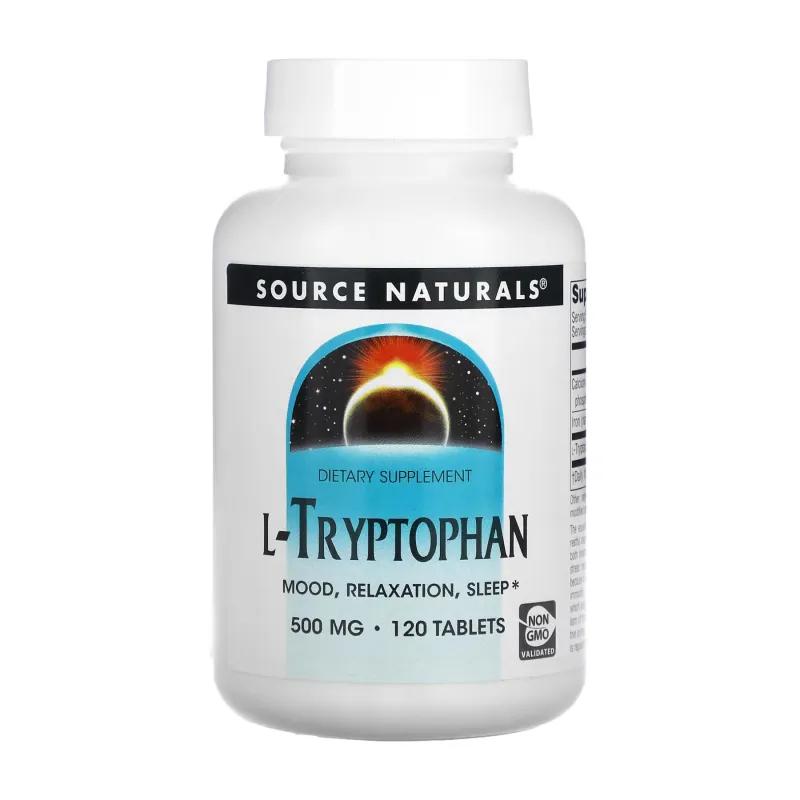 Л Триптофан, L-Tryptophan 500mg - 120 tabs