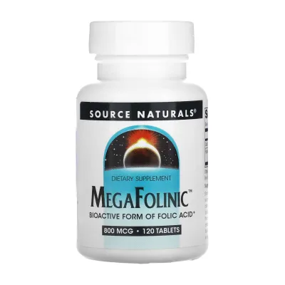 Фолінова кислота, MegaFolinic™ 800mcg - 120 tabs
