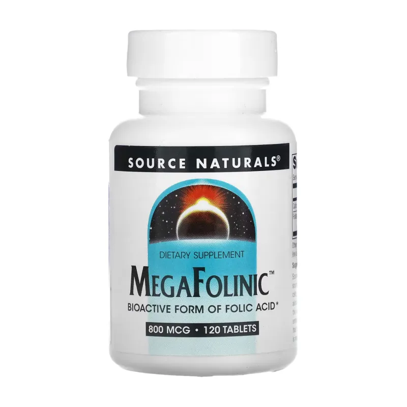 Фолиновая кислота, MegaFolinic™ 800mcg - 120 tabs