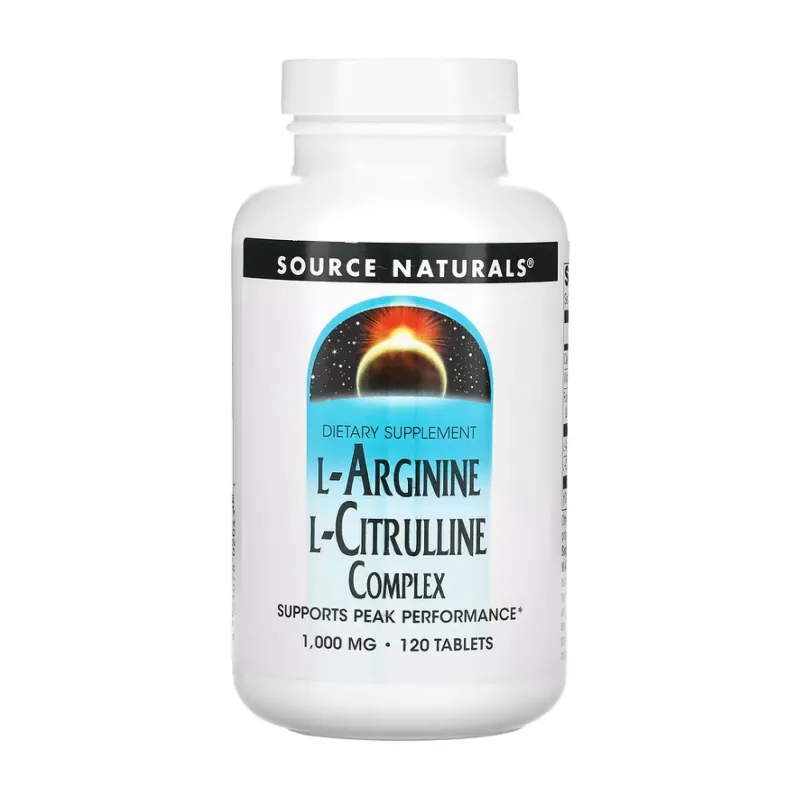 Комплекс Л Аргинина и Л Цитрулина, L-Arginine L-Citrulline Complex 1000mg - 120 tabs