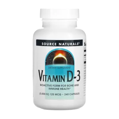 Вітамін Д3, Vitamin D-3 5000 IU - 240 caps