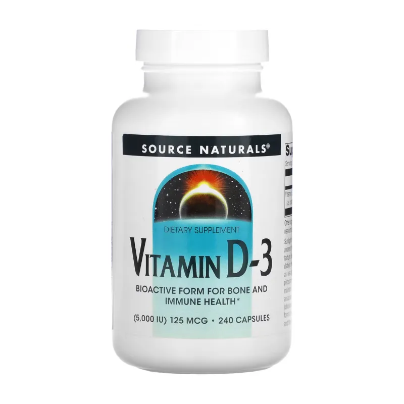 Витамин Д3, Vitamin D-3 5000 IU - 240 caps